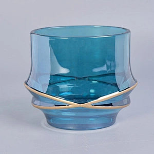 Home decoration new design custom luxury candle glass holder