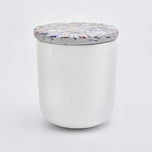 Wholesales cement custom round lids for candle jars holder