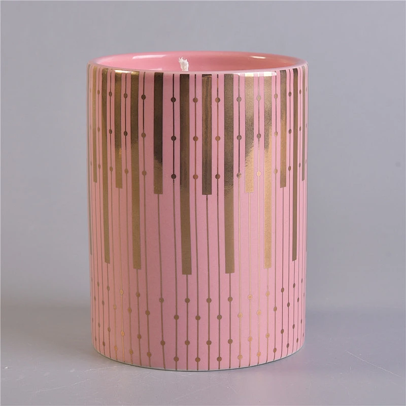 Sunny Glassware unique design round cement candle holders in bulk