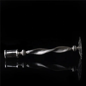 Glass candle holders candlesticks borosilicate glass wedding decor home decor