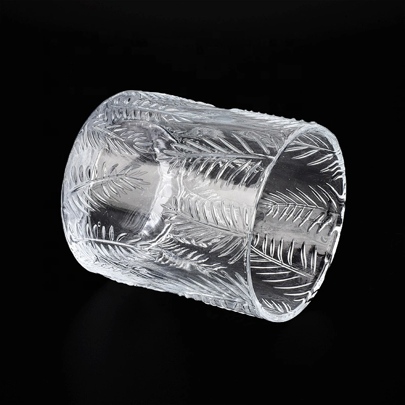 Transparent table glass candle cup tea light candle jar empty supply