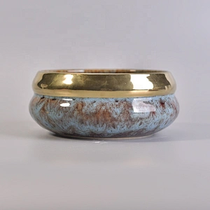 20oz Custom colored luxury ceramic candle holders