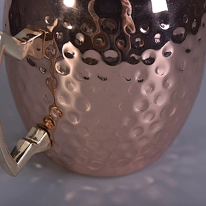 Stainless Steel Gold Mug Candle Jars Soy Wax Home Decor