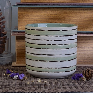 Elegant ceramic candle containers votive candle holders home decoration supply
