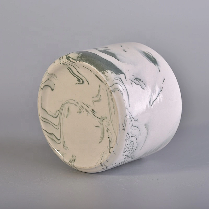 Cylinder votive ceramic candle container wholesales