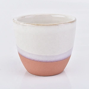 40ml Mini ceramic candle container matte candle holder home decor