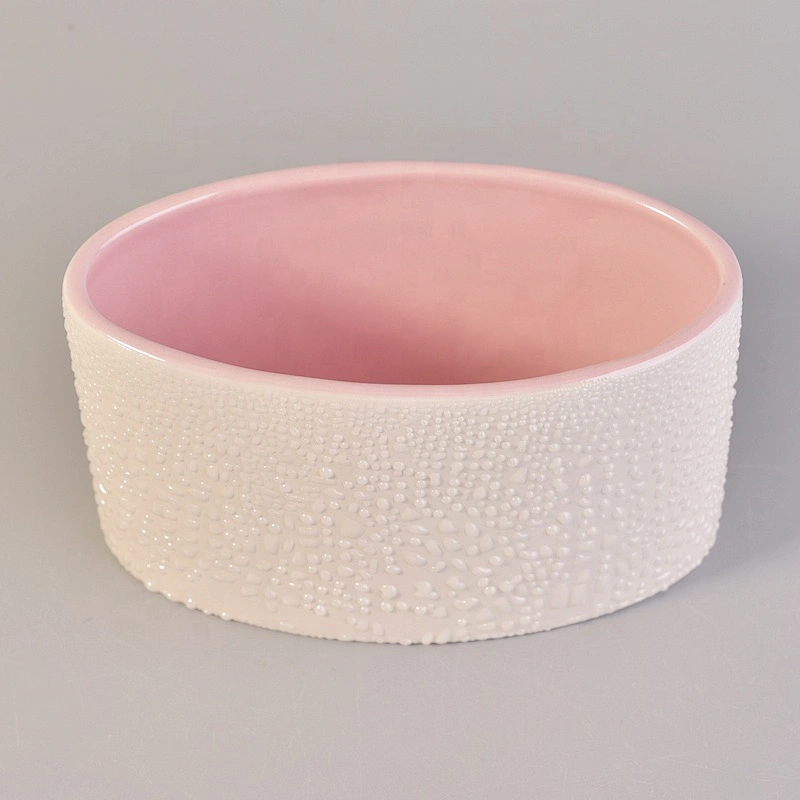 440ml Handmade glazed ceramic scented candle holders party decoration wholesales