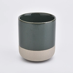 Luxury ceramic scented soy candle jars wholesale ceramic jar