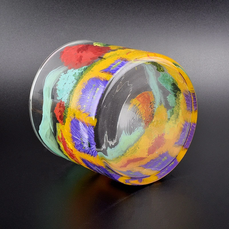 Luxury customized votive candle vessel tea light glass candle holder home decor wholesale