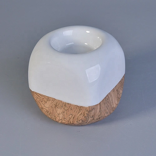 Special glaze ceramic white votive candle holder home decoration suppliers