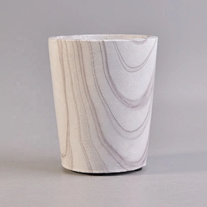 Hurricane concrete candle holder polymer clay candle jars wholesales