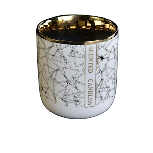 Sunny supplier white scented decorative ceramic candle holder