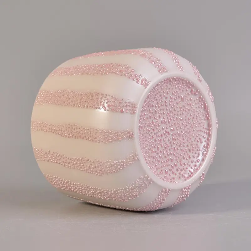 wholesales Round shape ceramic holder 12oz round candle tin