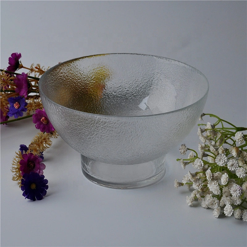 Footed matt glass candle holders home decoration wholesale
