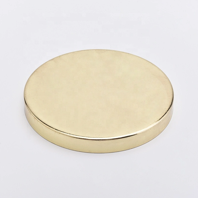 Eco-Friendly round metal cover for cups bottles wholesales