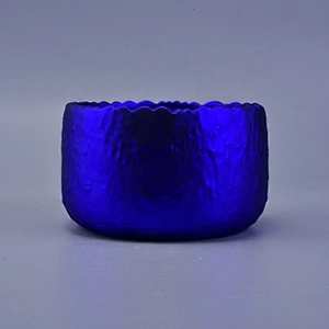 10oz Manufacturer electroplated candle ceramic jar