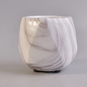 Geo cut cement candle jar making supplies