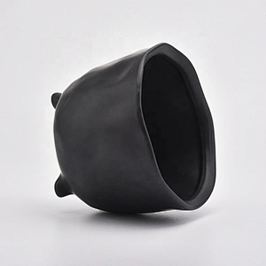Antique candle jars ceramic decorative candle holder black