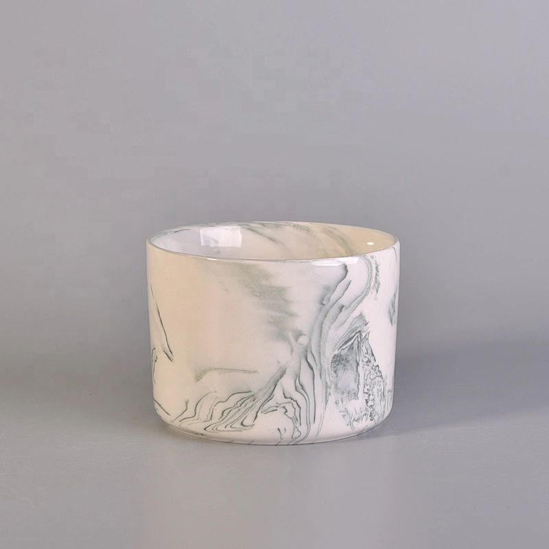 Cylinder votive ceramic candle container wholesales
