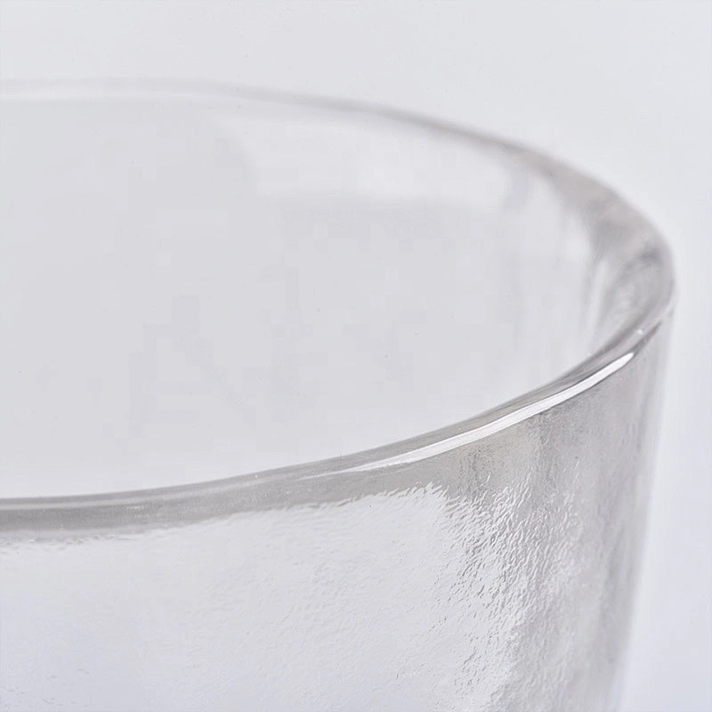 Clear logo printing candle cup tea light glass candle jars in bulk