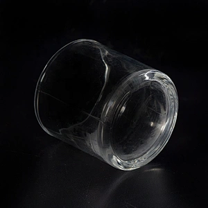 119ml crystal candle holder plain glass home decoration wholesale