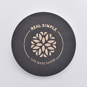 Eco-Friendly round wooden lid for candle jar coffee cup custom