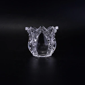 Sunny geometric empty candle glass holders 10oz 20oz