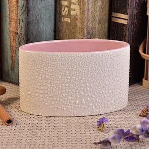 440ml Handmade glazed ceramic scented candle holders party decoration wholesales