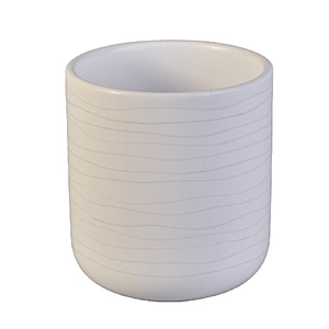 Sunny hot sales Custom white decorative candle ceramic holders jar