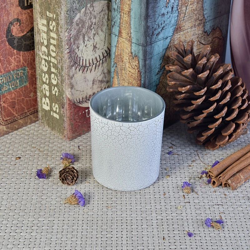 300ml Cylinder customized candle vessel glass candle holder home decor wholesales