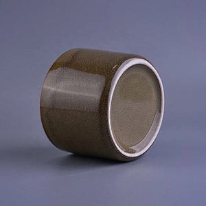 10oz 20oz Supplier brown ceramic candle holders