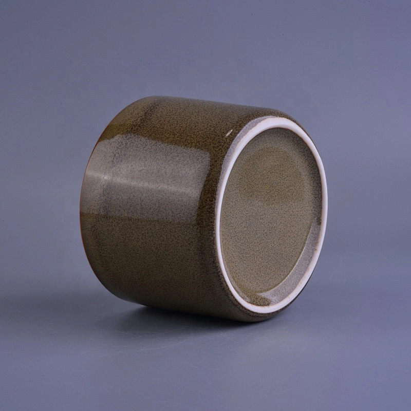 10oz 20oz Supplier brown ceramic candle holders
