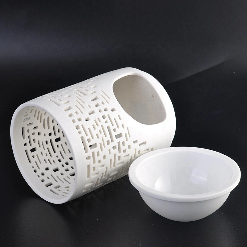 Classic White Ceramic Tealight Oil Burners Home Decoration