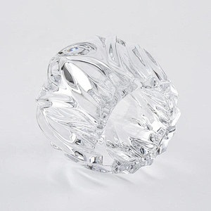 Sunny geo tealight crystal luxury glass candle jar