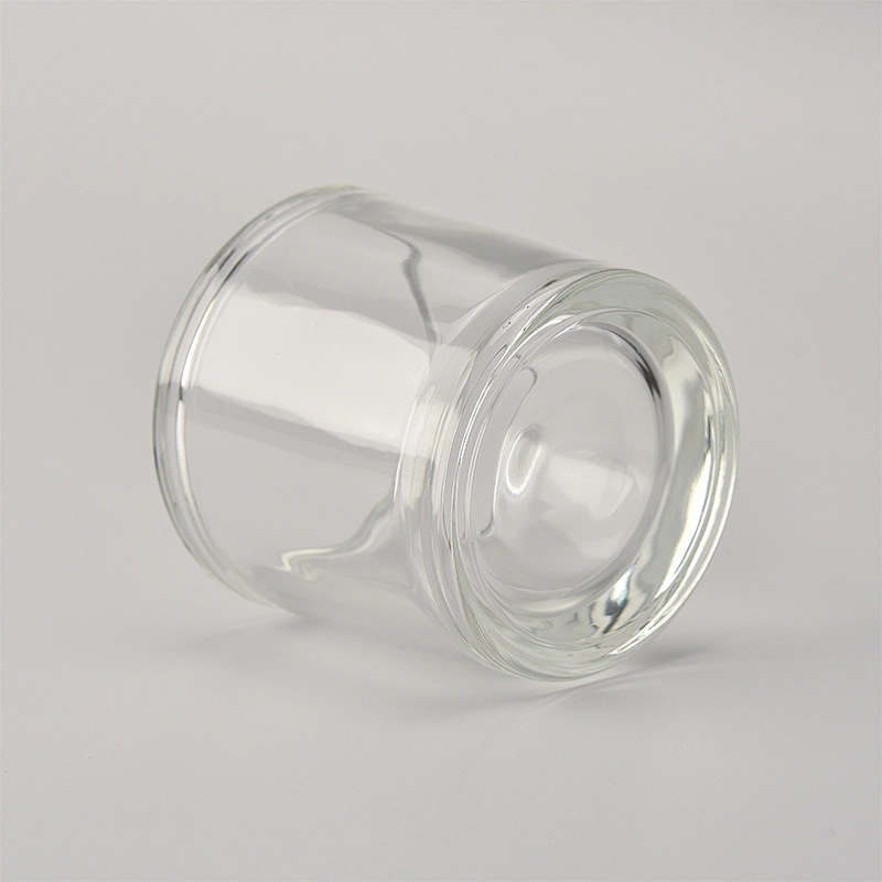 votive candle holder thick wall clear small candle jar 3oz