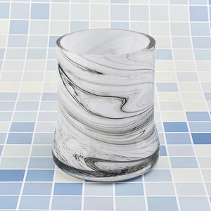 Wholesale glass candle  holders spayed multi colors home decoration