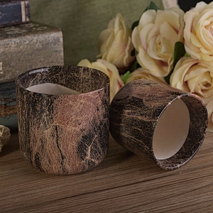 400ml Cylinder ceramic candle holders for home decor