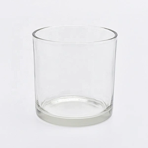 22oz Clear glass candle  holders home decoration wholesale