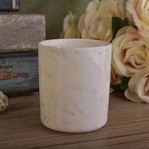 400ml Cylinder pillar ceramic candle holders for home decor