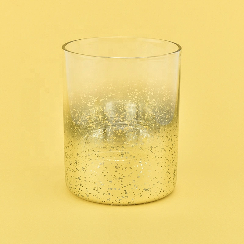 8oz 10oz 16oz Sunny empty decorative electroplate glass candle holders