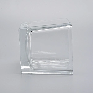 glass jars for candle making, 580ml square glass candle vessel