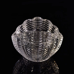 Seashell glass candle holders home decoration wholesale