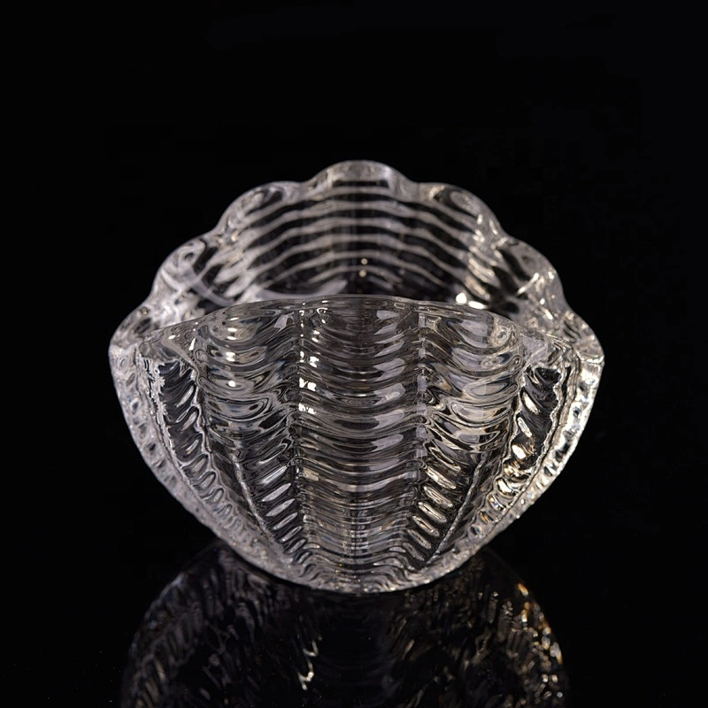 Seashell glass candle holders home decoration wholesale