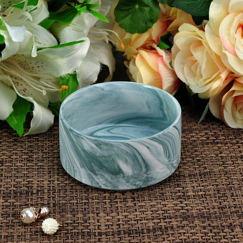 Home decoration vintage hurricane ceramic candle holder