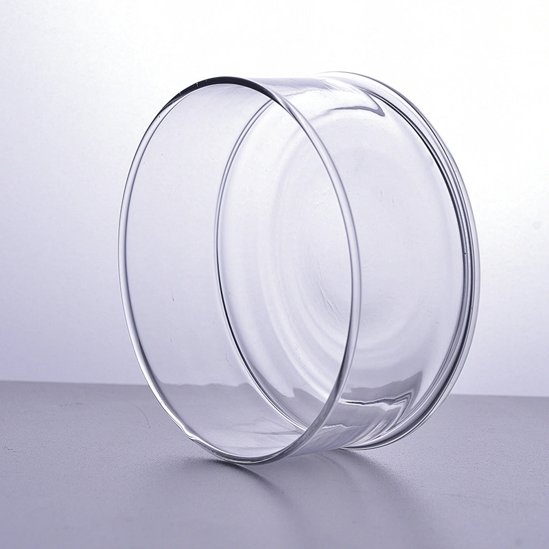 Transparent candle container glass candle vessel wholesales