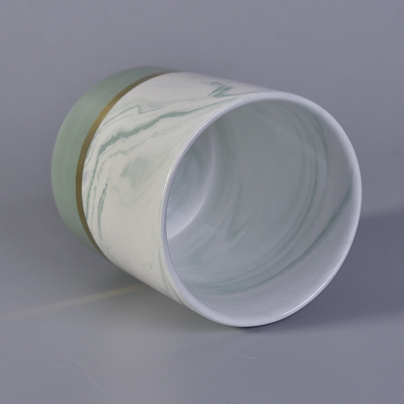 10oz 12oz luxury customized ceramic empty candle holders