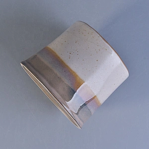 Empty handmade ceramic candle jars votive scented candle holders wedding occasion wholesales