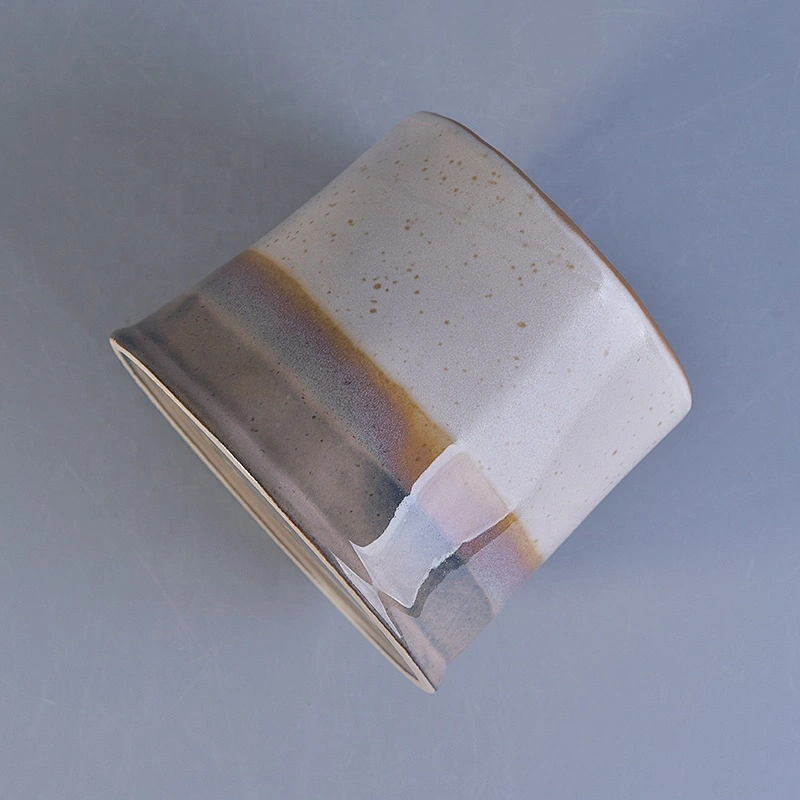 Empty handmade ceramic candle jars votive scented candle holders wedding occasion wholesales