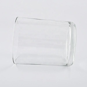 Wholesale transparent clear votive glass candle jar
