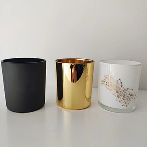 200 ml cylinder glass candle jars